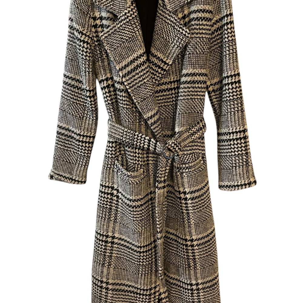 Plaid Wool Blend Coat by Lovers and Friends